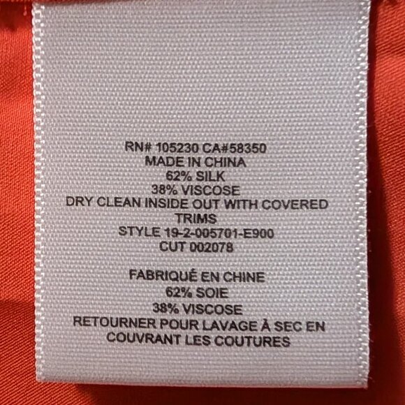 Equipment Femme Essential LS Button Down Shirt in Hot Coral - Picture 5 of 11